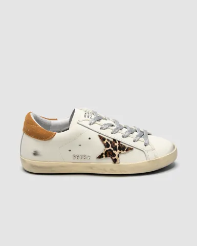 Golden Goose Superstar low cut White leo Star