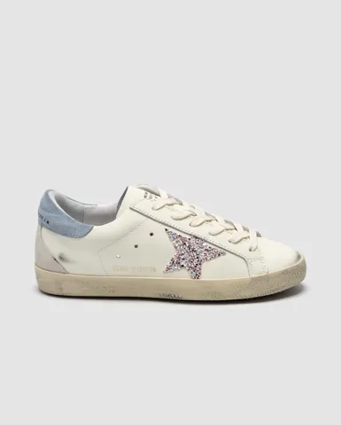 Golden Goose Super-Star LTD with Multicolor Glitter Star
