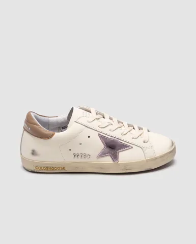 Golden Goose Super-Star Ice White Orchid Pink