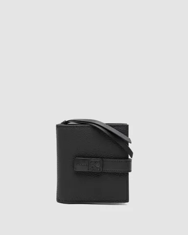Loewe Two-tone Leather Wallet Black