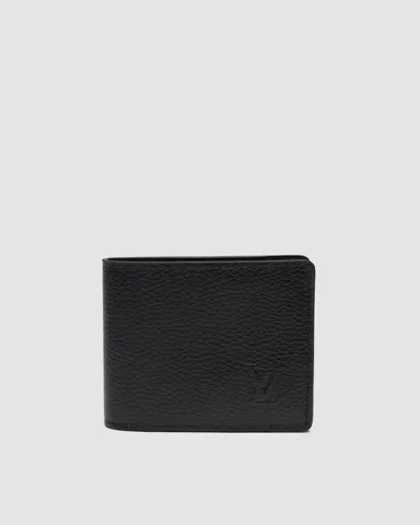 Louis Vuitton Aerogram Portefeuille Brazza NM Bi-fold Coin Purse Mini Black