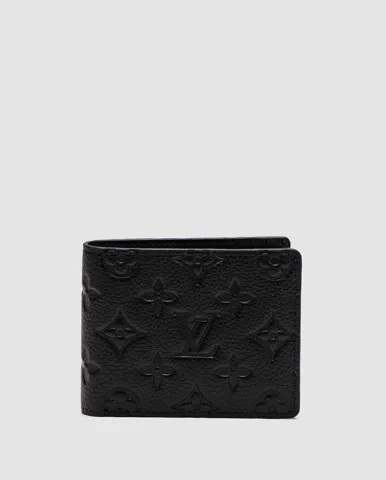 Louis Vuitton Multiple Wallet Monogram Taurillon Leather Black