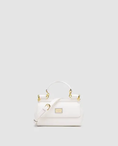 Dolce&Gabbana Sicily Small Handbag White/Gold