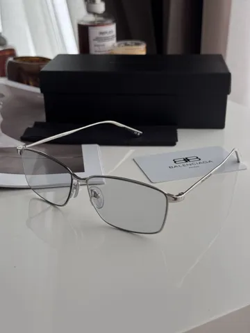 Balenciaga Clear/Silver BB0415O 002 XL 64/14/145