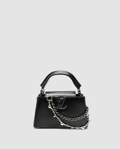 Louis Vuitton Capucines East-West Mini Black