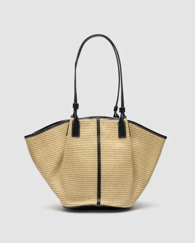 Palmaire Bag Raffia/Black