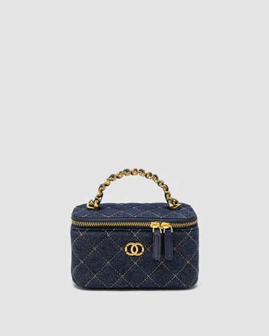 Élan Bag Dark Denim/Gold