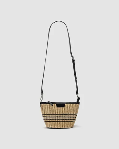 Côte Bag Raffia/Black