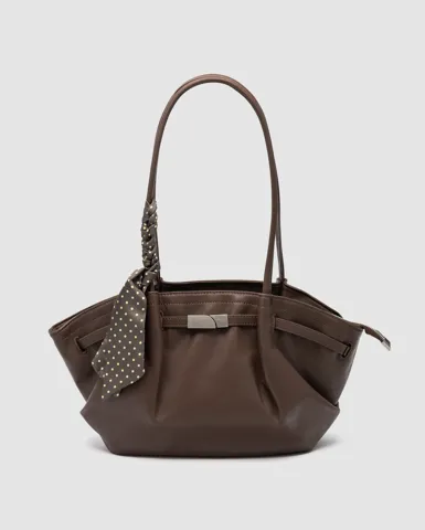 Hudson Bag Brown/Silver