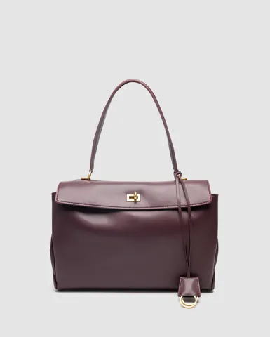 Balenciaga Rodeo Large Burgundy/Gold