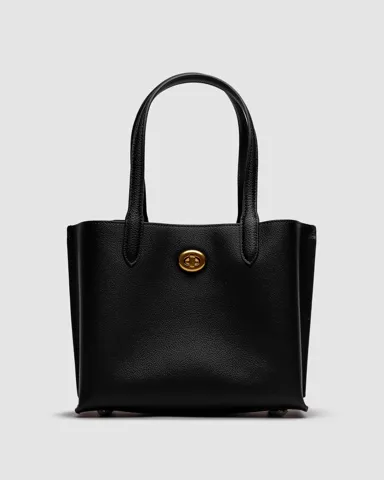 Coach Willow Tote 24 In Black