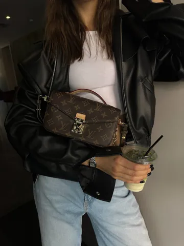 Louis Vuitton Pochette Métis East West Bag Brown [коробка магніт]