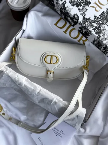Dior Bobby East-West Bag Box Calfskin White [бренд коробка]