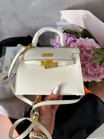 Hermès Kelly 20 Milk/Gold