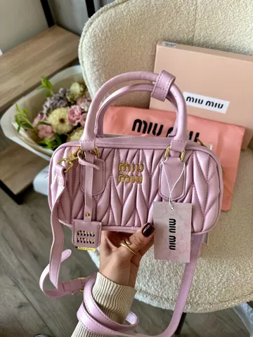 Miu Miu Arcadie Matelassé Nappa Leather Bag Pink [ориг коробка]