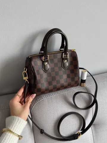 Louis Vuitton Speedy Nano Brown/Chess (Коробка магніт)