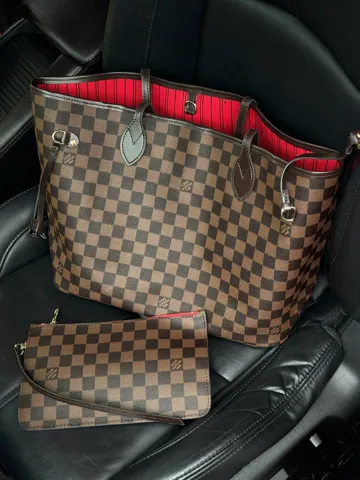 Louis Vuitton Neverfull MM Damier Ebene (Брендова коробка)