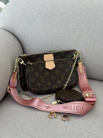 Louis Vuitton Multi Pochette Brown/Pink [бренд коробка]